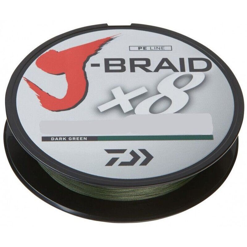 DAIWA J-Braid X8 0,06mm 4kg 150m Dark Green (0,10 € pro 1 m)