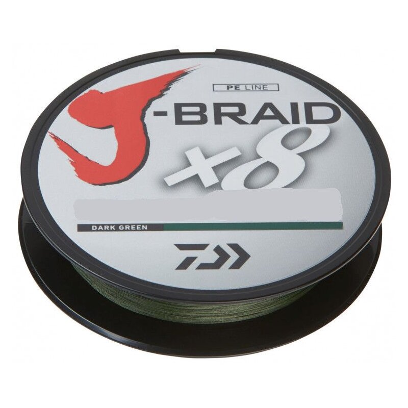 DAIWA J-Braid X8 0,18mm 12kg 300m Dark Green (0,09 € pro 1 m)