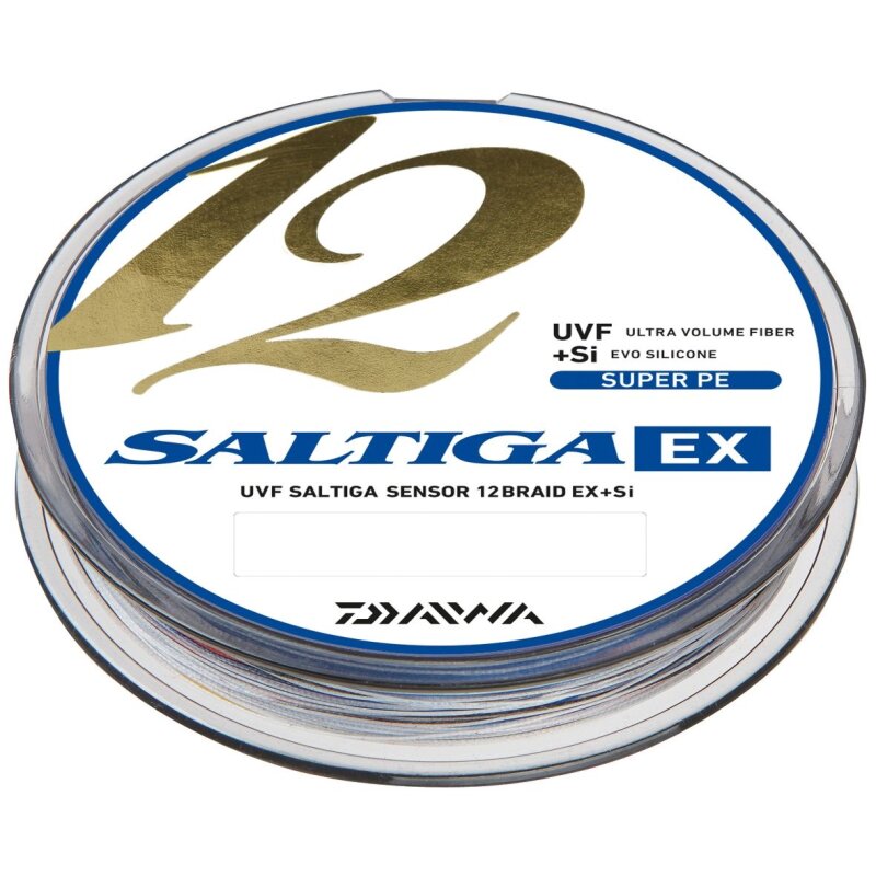 DAIWA Saltiga 12 Braid EX+SI 0,14mm 12,2kg 600m Multi-Color (0,26 € pro 1 m)