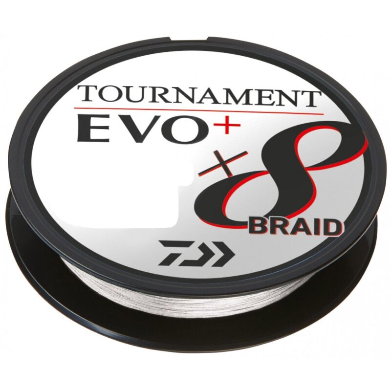 DAIWA Tournament X8 Braid EVO+ 0,14mm 10,2kg 135m Weiß (0,24 € pro 1 m)