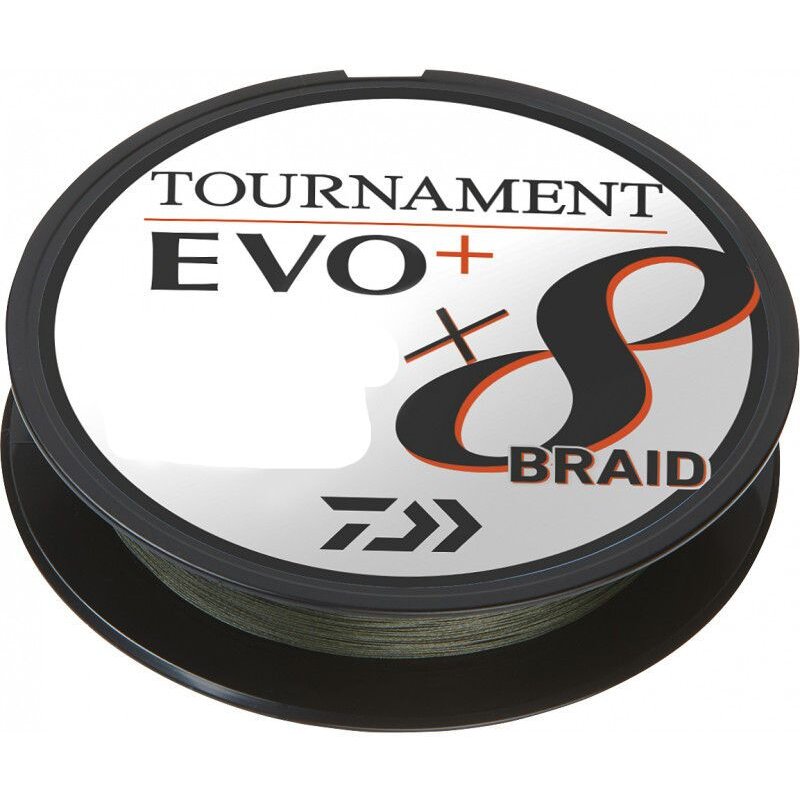 DAIWA Tournament X8 Braid EVO+ 0,18mm 15,8kg 270m Dark Green (0,18 € pro 1 m)