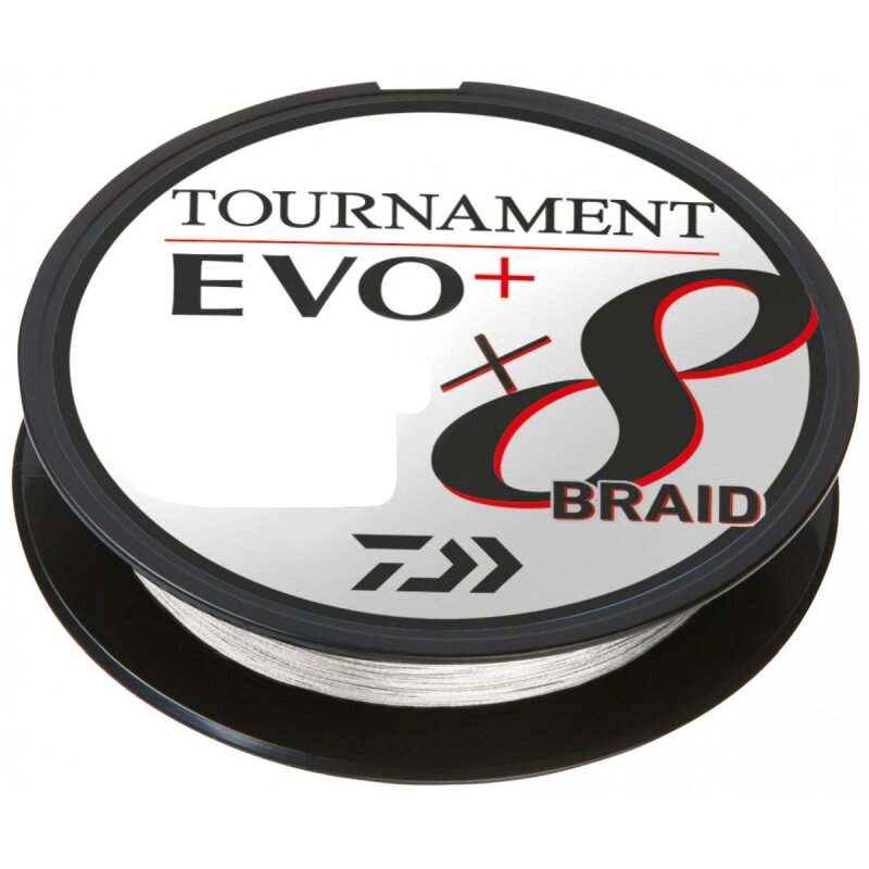 DAIWA Tournament X8 Braid EVO+ 0,1mm 6,7kg 135m Weiß (0,29 € pro 1 m)