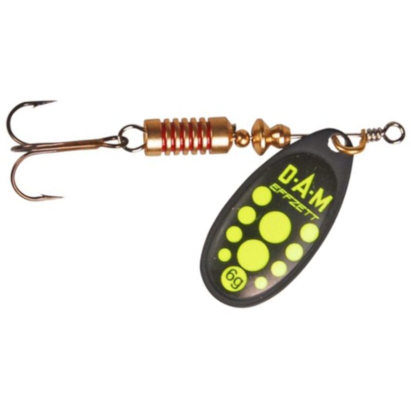 DAM Effzett Spinner Standard 6g Black Yellow