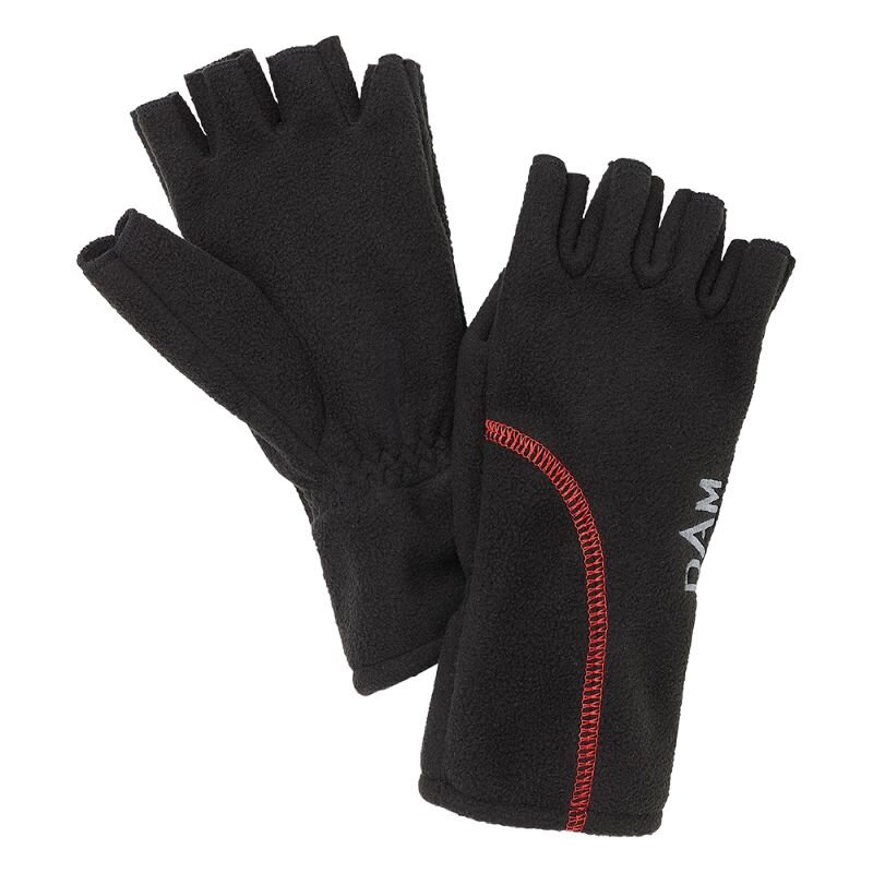 DAM Windproof Half Finger L Black