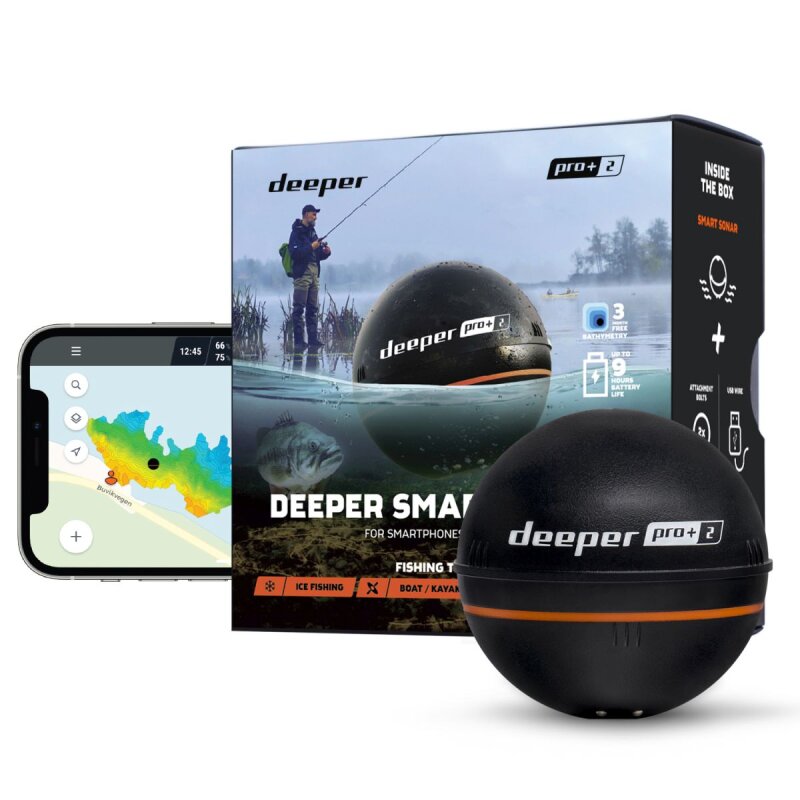 DEEPER Smart Sonar Pro+ 2.0 WIFI + GPS