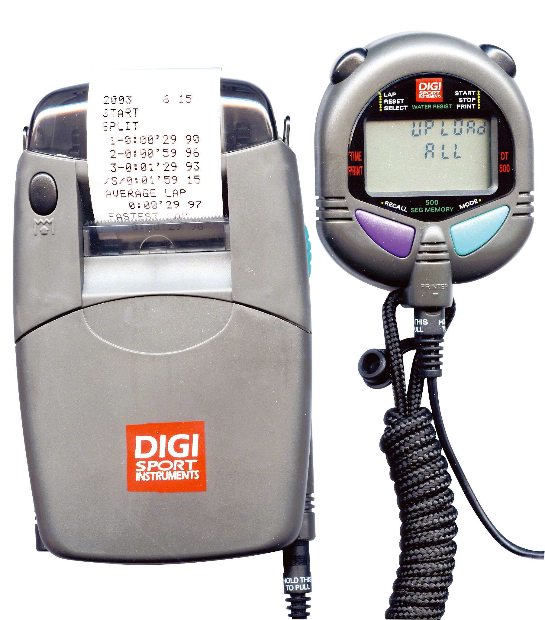 Digi Sport Thermodrucker mit Stoppuhr, Drucker mit Stoppuhr PC 111 von Digi Sport