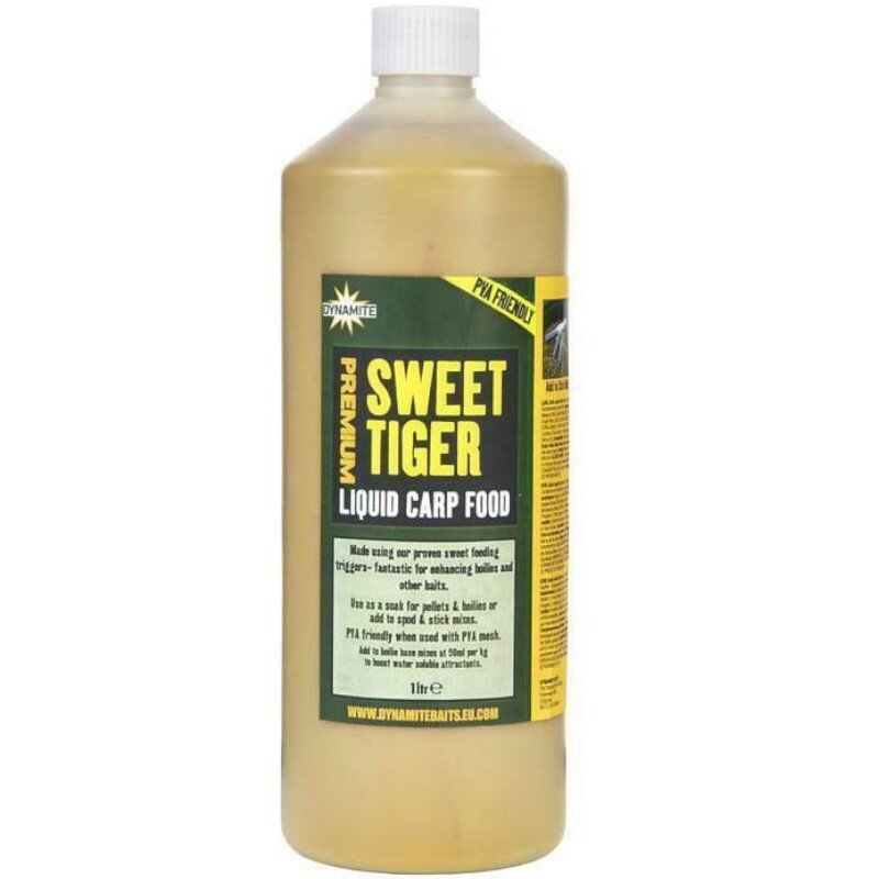 DYNAMITE BAITS Liquid Carp Food Sweet Tiger 1l (11,45 € pro 1 l)