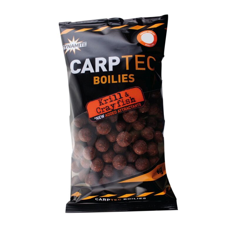 DYNAMITE BAITS Carp-Tec Boilies Krill & Crayfish 20mm 1kg (8,71 € pro 1 kg)