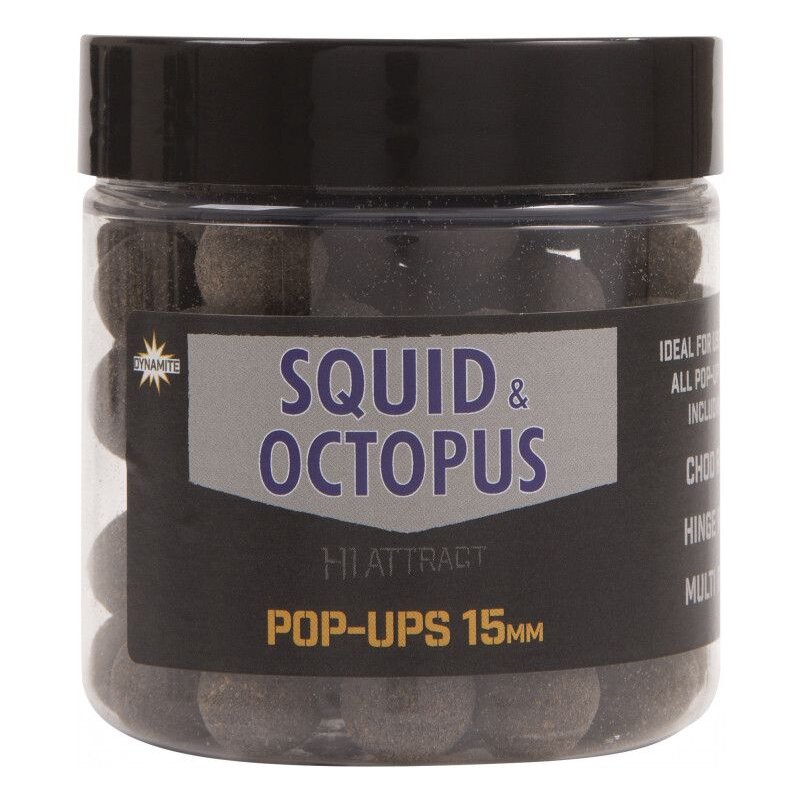 DYNAMITE BAITS Floating Pop-Ups Squid & Octopus 15mm (72,91 € pro 1 kg)