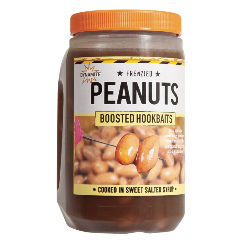 DYNAMITE BAITS Frenzied Boosted Hookbaits Peanuts 500ml (11,30 € pro 1 l)