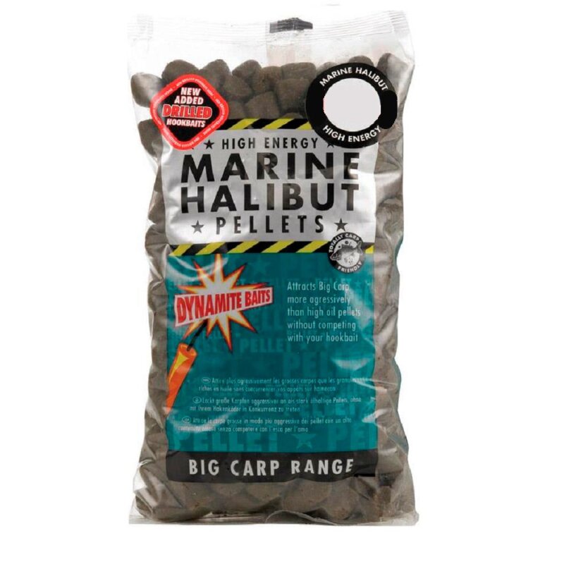 DYNAMITE BAITS Pellets Marine Halibut 3mm 900g (7,28 € pro 1 kg)