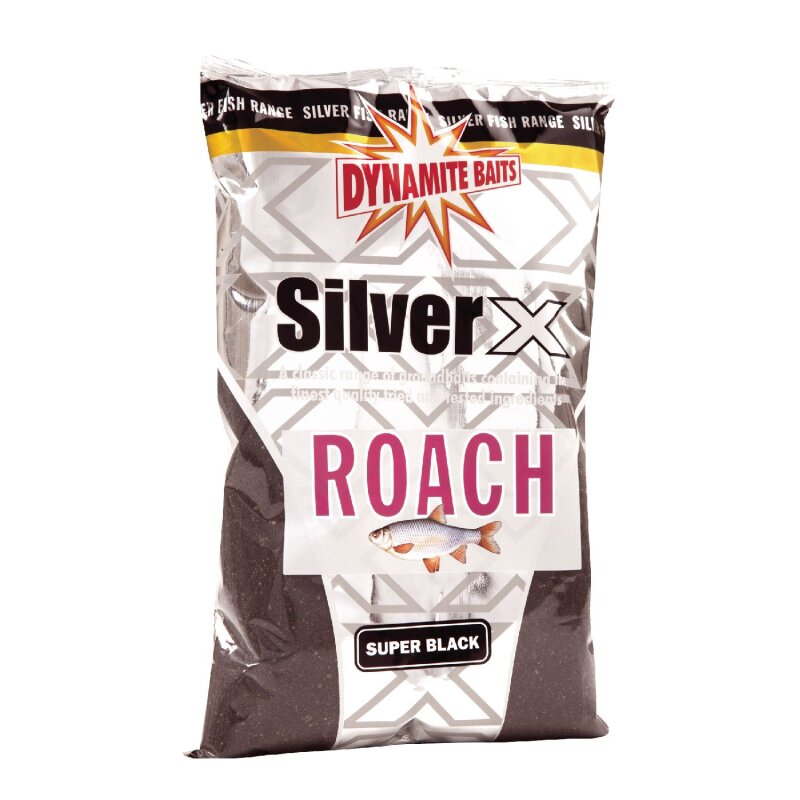 DYNAMITE BAITS Silver X Roach Super Black 1kg (6,08 € pro 1 kg)