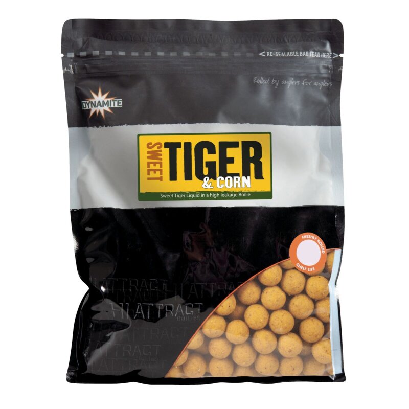 DYNAMITE BAITS Boilies Sweet Tiger & Corn 20mm 1kg (12,16 € pro 1 kg)