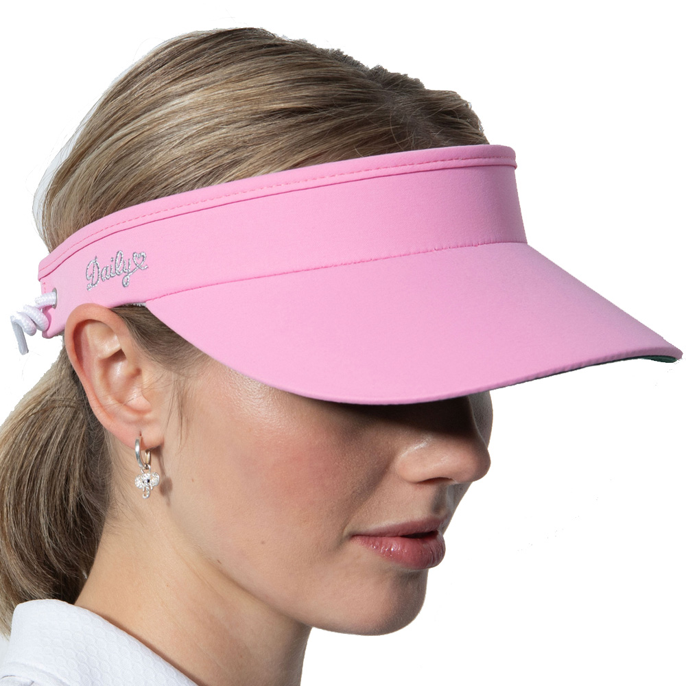 'Daily Golf Marina Damen Visor mit Spiralband pink' von Daily Sports