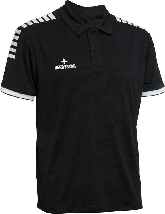 Derbystar Primo Polo-Shirt 6045099210 schwarz weiss - Gr. XXXXXL