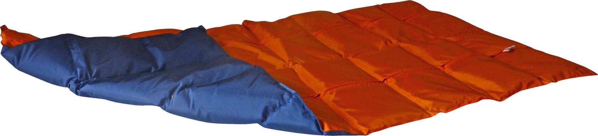 Enste Physioform Reha Gewichtsdecke, 144x72 cm, Orange-Dunkelblau, Außenhülle Suratec von Enste Physioform Reha