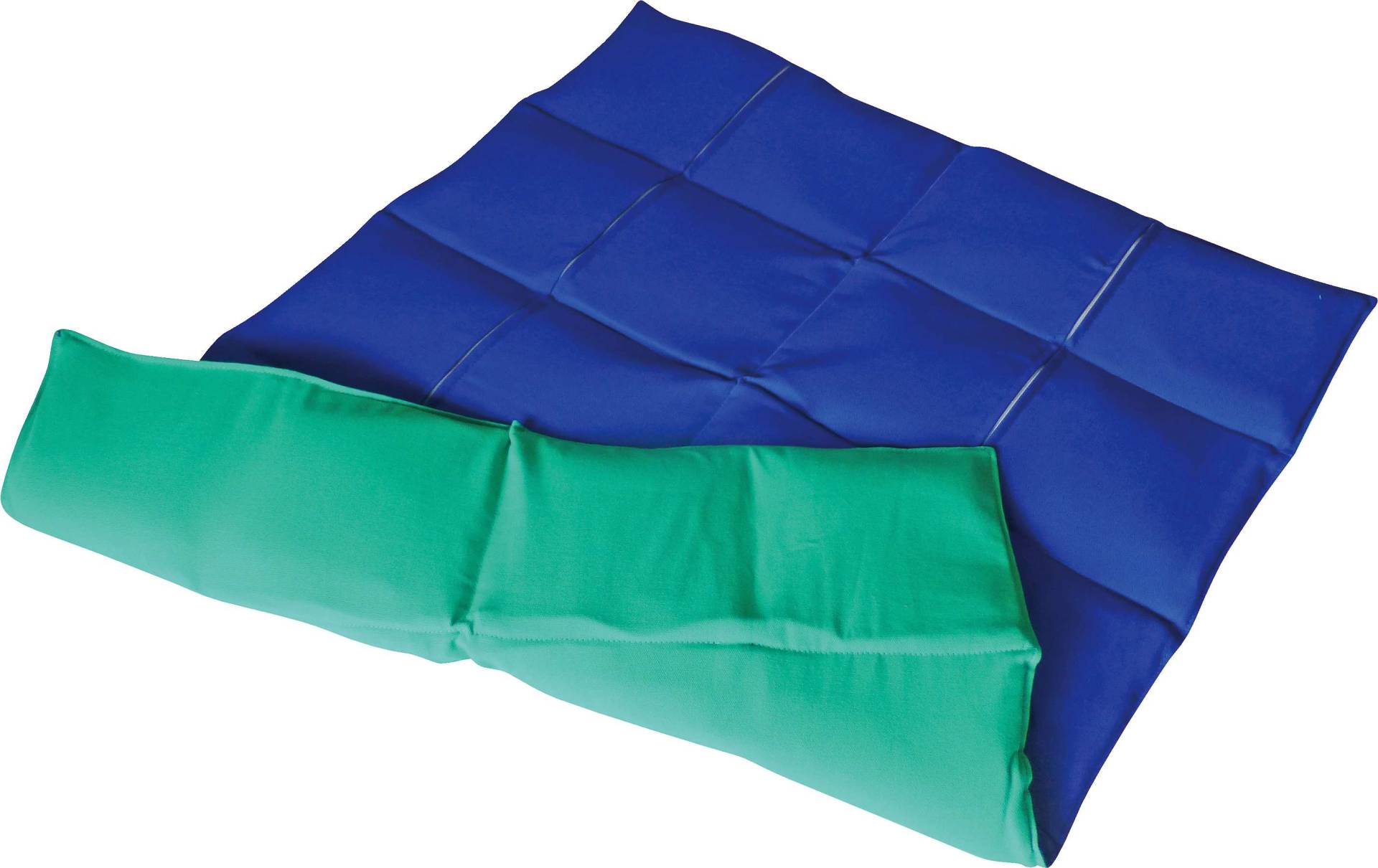 Enste Physioform Reha Gewichtsdecke, 90x72 cm, Grün-Blau, Außenhülle Baumwolle von Enste Physioform Reha