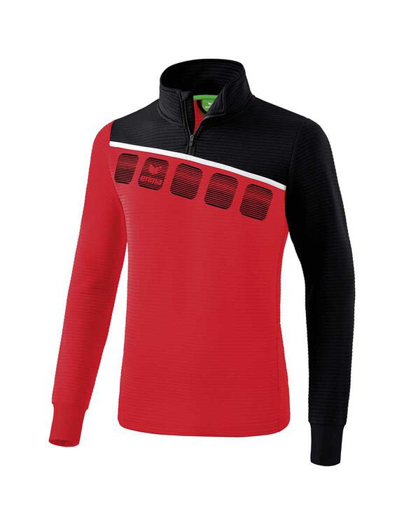 Erima 5-C Trainingstop Kinder rot/schwarz/wei? 1261902 Gr. 128