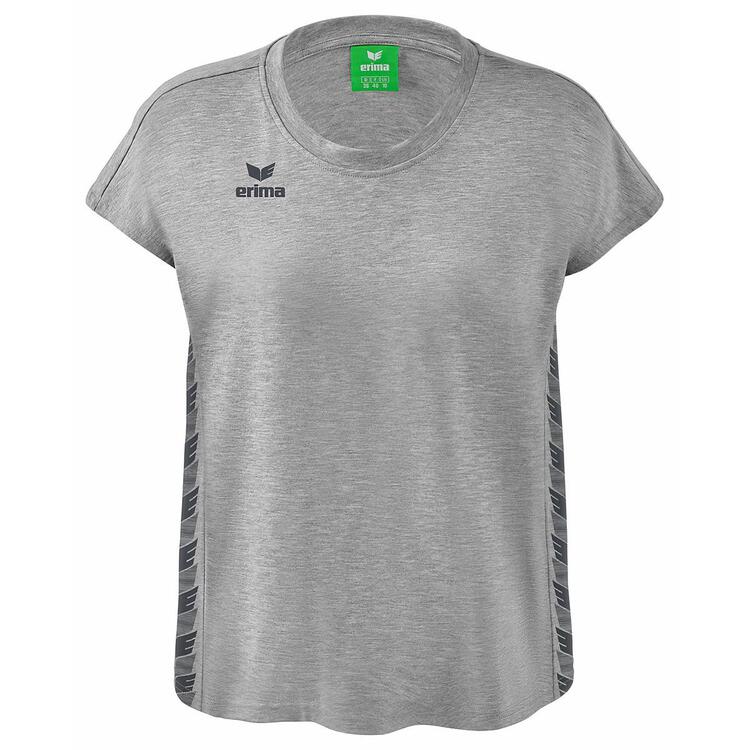 Erima Essential Team T-Shirt 2082215 hellgrau melange/slate grey -...
