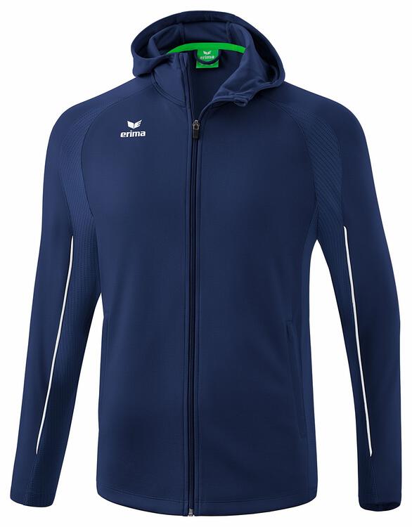 Erima LIGA STAR Trainingsjacke mit Kapuze Kinder new navy/wei?...