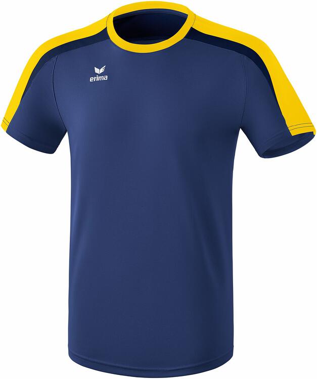 Erima Liga 2.0 T-Shirt new navy/gelb/dark navy 1081835 Damen Gr. 36