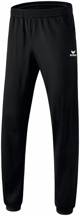 Erima Polyester Trainingshose mit Bündchen Senior schwarz 110620 Gr. S