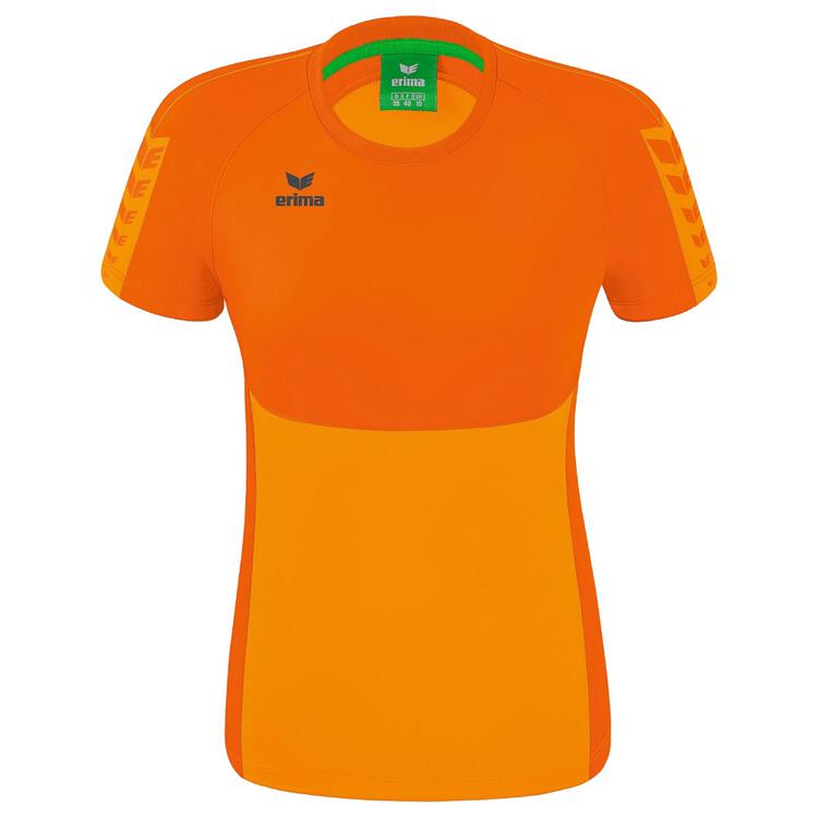 Erima Six Wings T-Shirt Damen new orange/orange 36