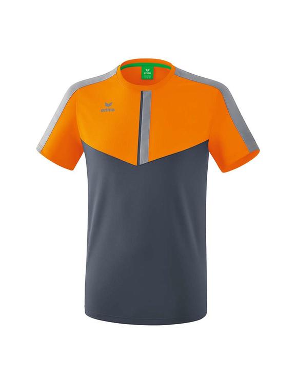 Erima Squad T-Shirt new orange/slate grey/monument grey Erwachsene...