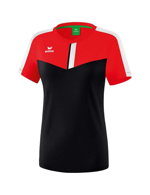 Erima Squad T-Shirt rot/schwarz/weiß Damen 1082012 Gr. 38