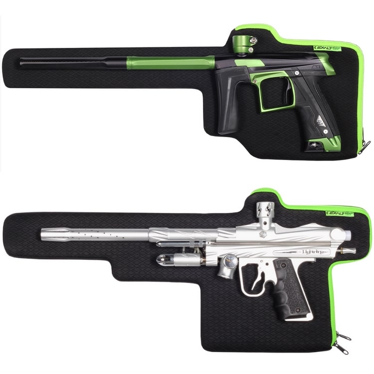 Exalt Gun Sleeve Paintball Markierer Tasche (schwarz/grün) Modern