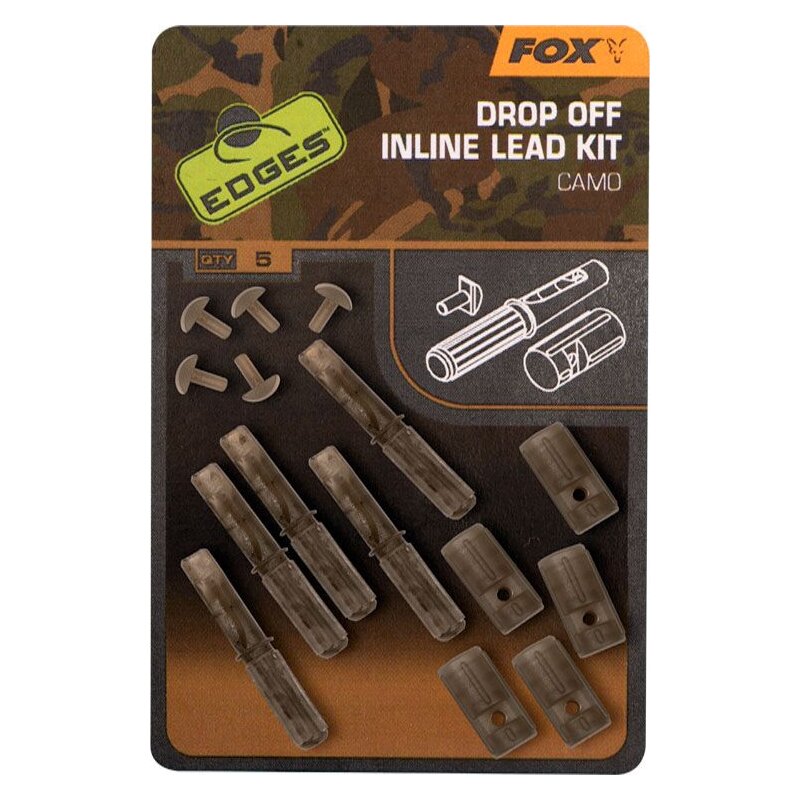 FOX Edges Camo Inline Lead Drop Off Kits 5 Stk.