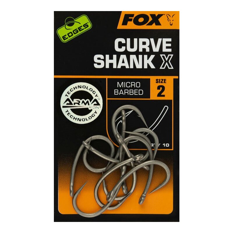 FOX Edges Curve Shank X Gr.2 10Stk.