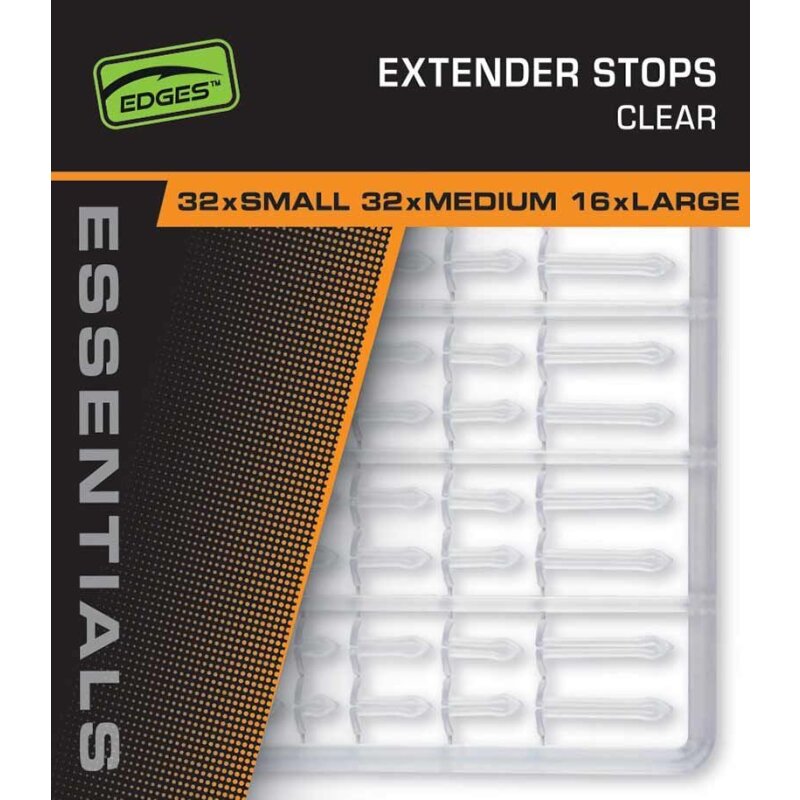 FOX Edges Extender Stops Clear 80Stk.