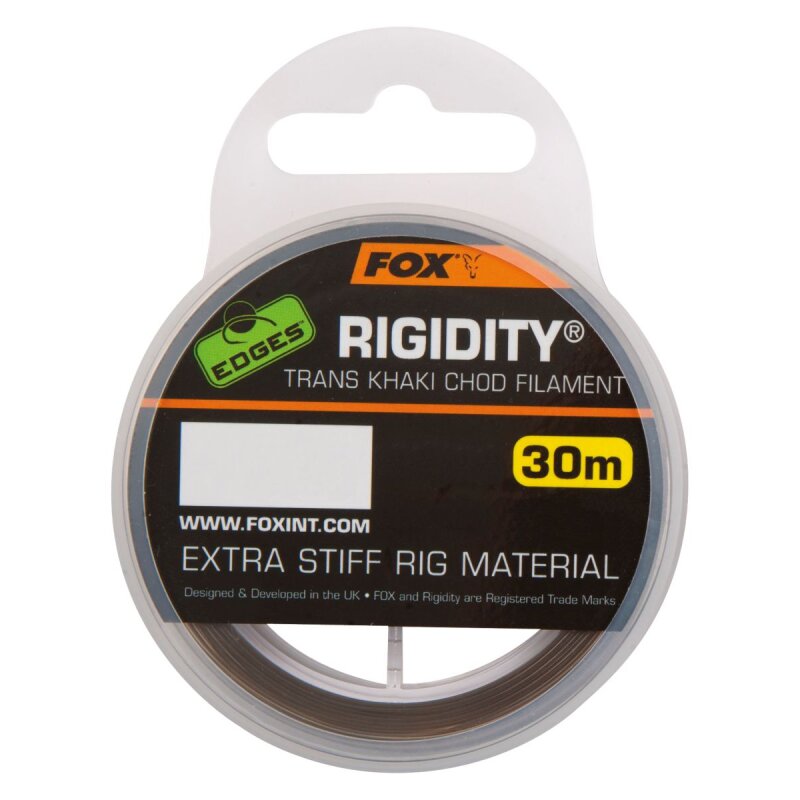 FOX Edges Rigidity Chod Filament 0,53mm 11,3kg 30m Trans... (0,22 € pro 1 m)