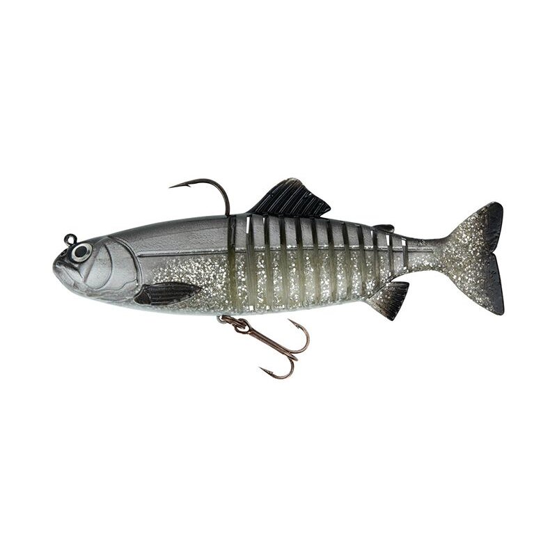 FOX RAGE Replicant Jointed 18cm 80g UV Silver Bait Fish