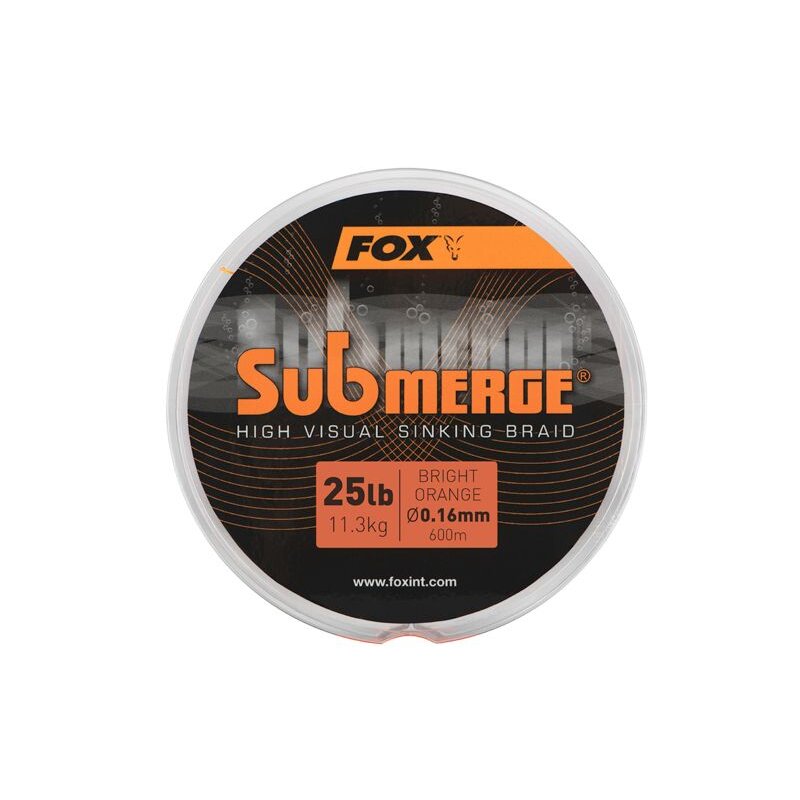 FOX Submerge High Visual Sinking Braid 0,16mm 11,3kg 600m... (0,13 € pro 1 m)