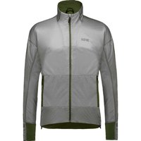 GOREWEAR Drive Windstopper Laufjacke Herren (Grau L Größe)