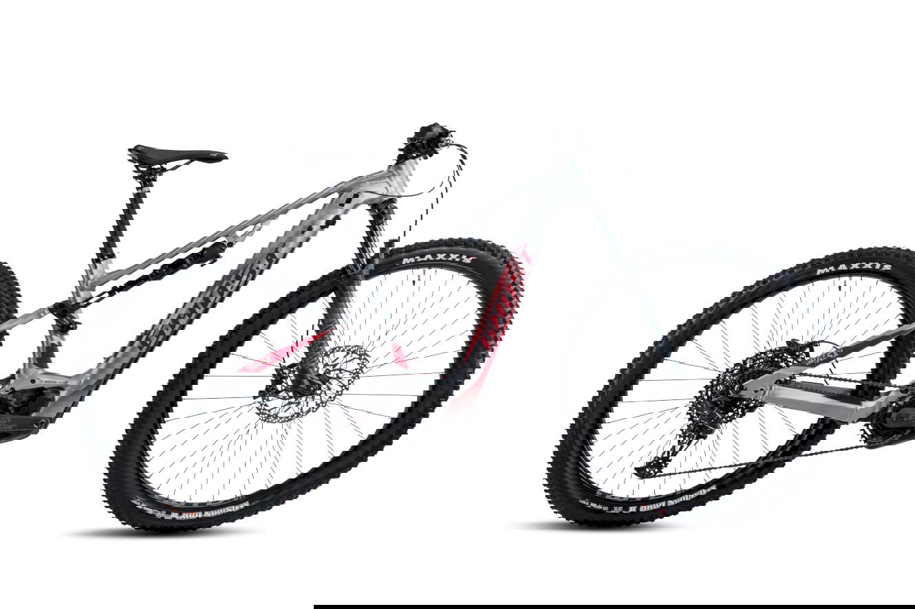 Ghost E-ASX 130 Universal AL Diamant gray 2/riot red - matt/glossy