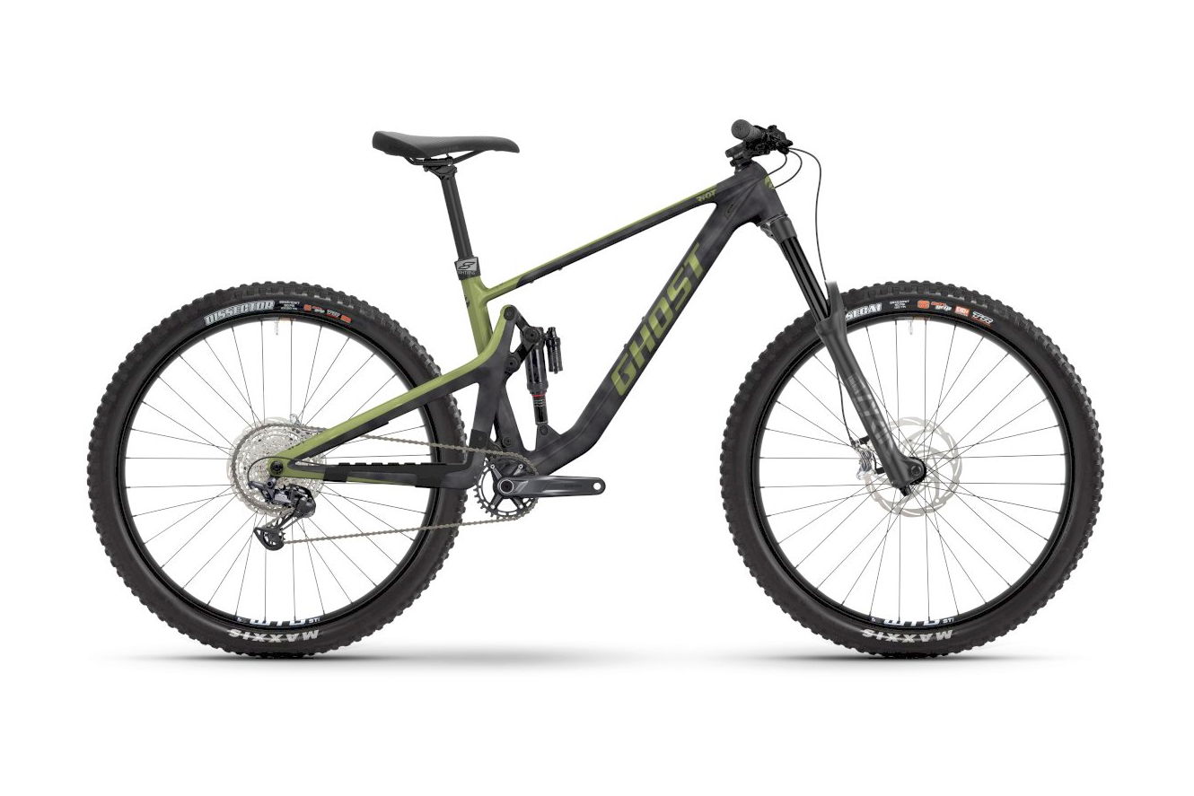 Ghost RIOT TRAIL CF/LC PRO Unisex carbon/light kaki - matt