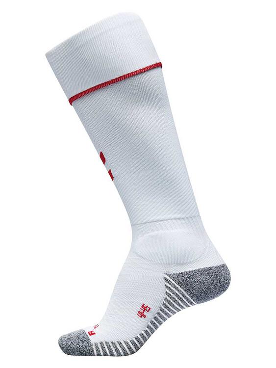 Hummel PRO FOOTBALL SOCK 17-18 WHITE/TRUE RED 2011609402 Gr. 10