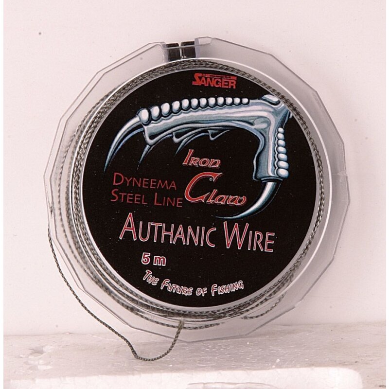 IRON CLAW Authanic Wire 0,35mm 10,2kg 5m Olivgrün (1,88 € pro 1 m)