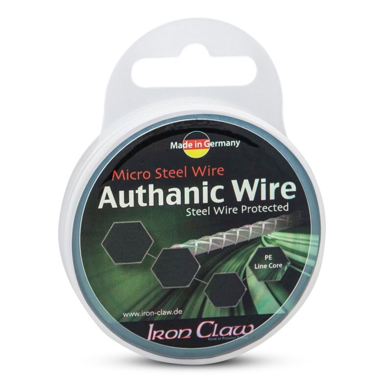 IRON CLAW Authanic Wire 0,3mm 6,8 kg 10m Olivgrün (1,66 € pro 1 m)