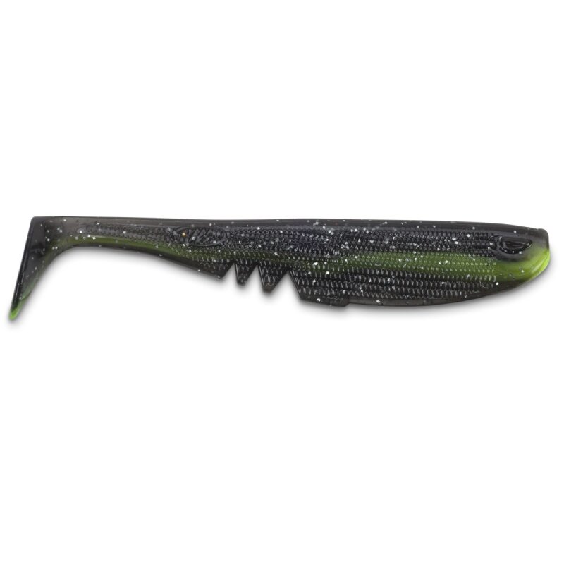 IRON CLAW Moby Racker Shad 17cm Innercore Chartreuse