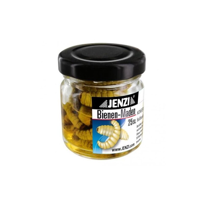 JENZI Bienenmaden im Konservenglas Gelb 25Stk.
