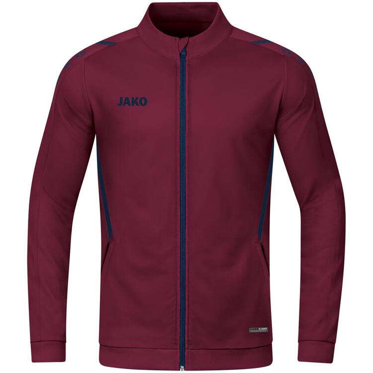 Jako Polyesterjacke Challenge 9321 maroon/marine Gr. M