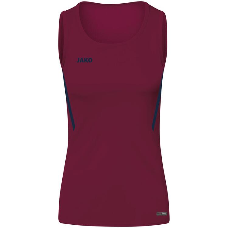 Jako Tanktop Challenge 6021 maroon/marine Gr. 44