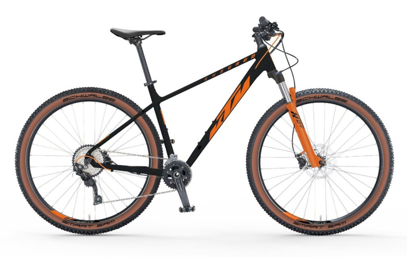 KTM CHICAGO 292 Diamant black matt (orange)