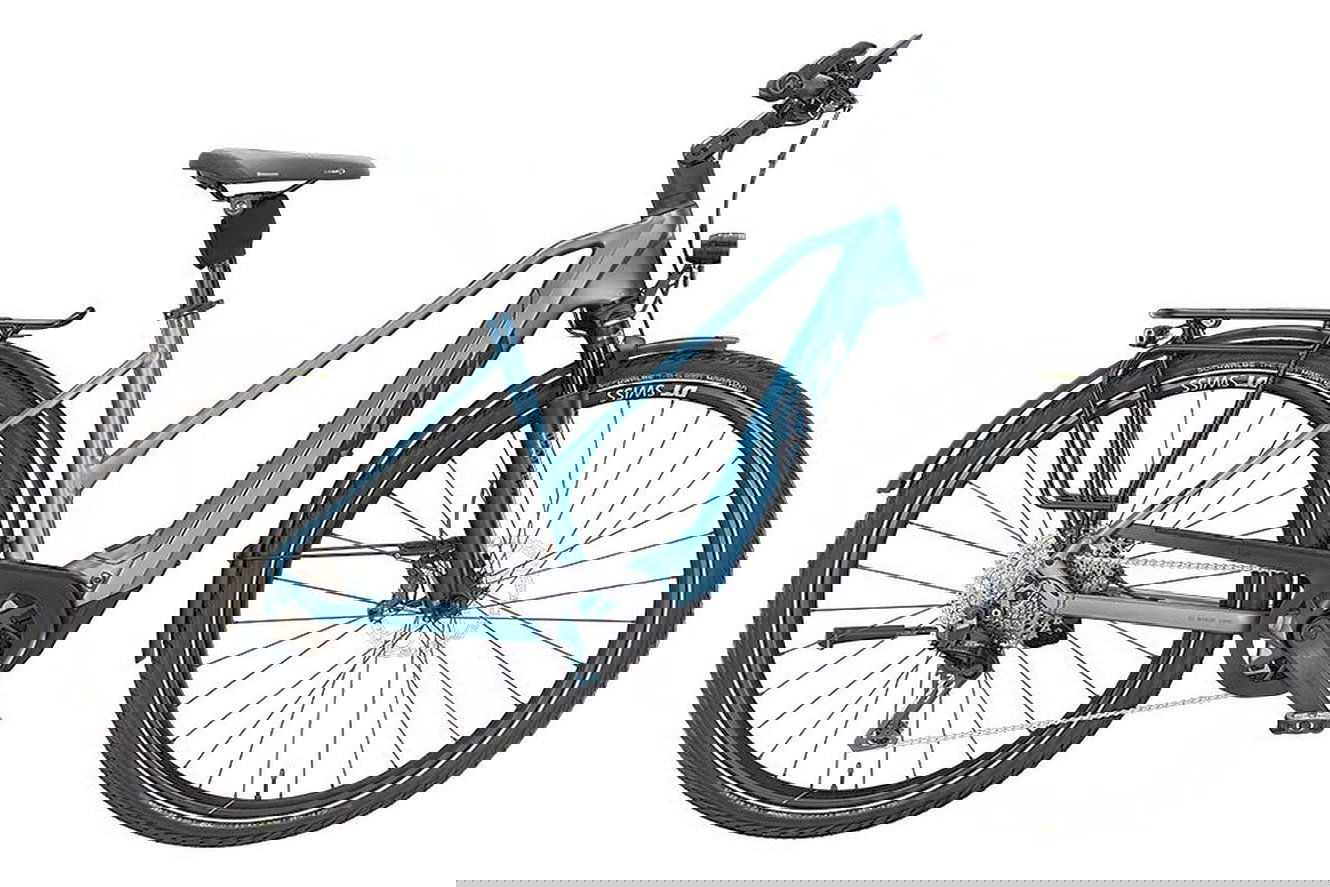 KTM MACINA STYLE 810 Di2 Trapez steel blue matt (black+light blue)