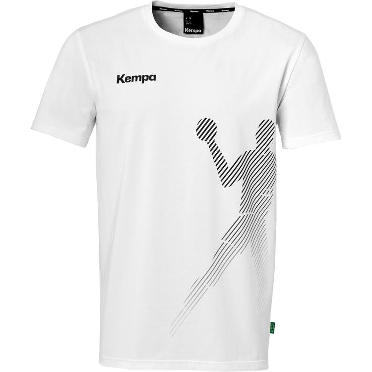 Kempa T-Shirt Black & White 200367805 - wei? - Gr. L