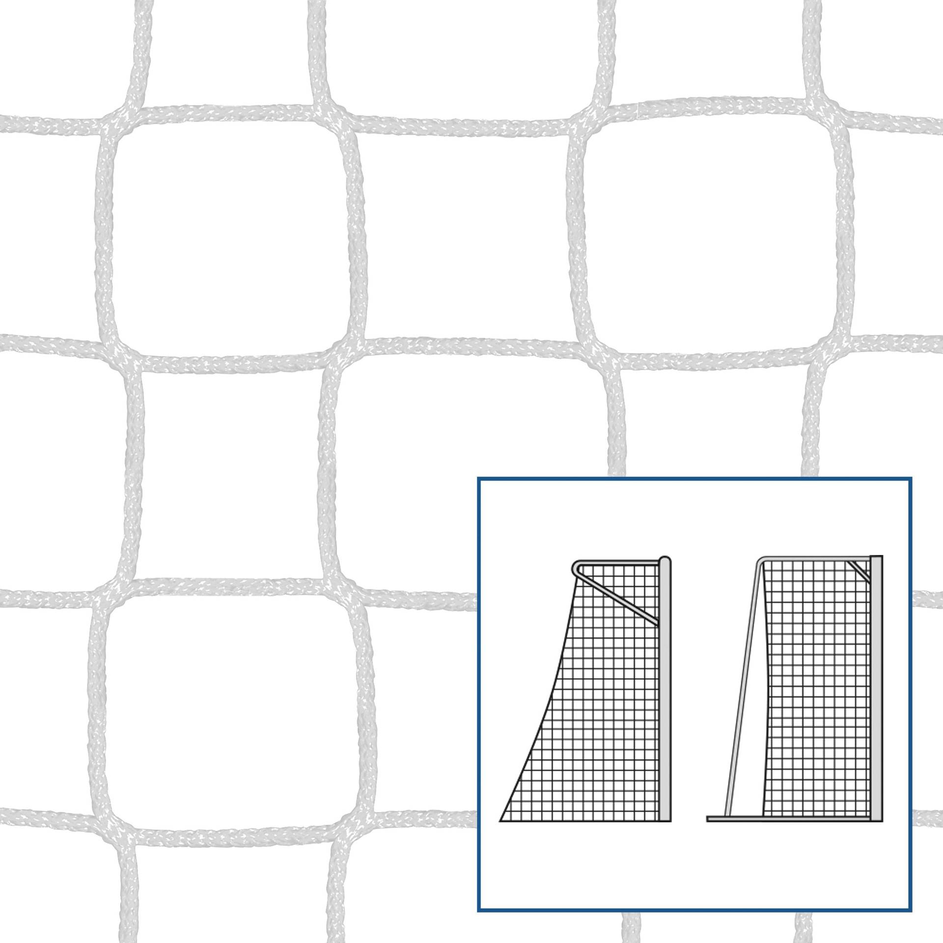 Sport-Thieme Fußballtornetz für Kleinfeld-Fußballtore, Weiß, 4 mm von Sport-Thieme